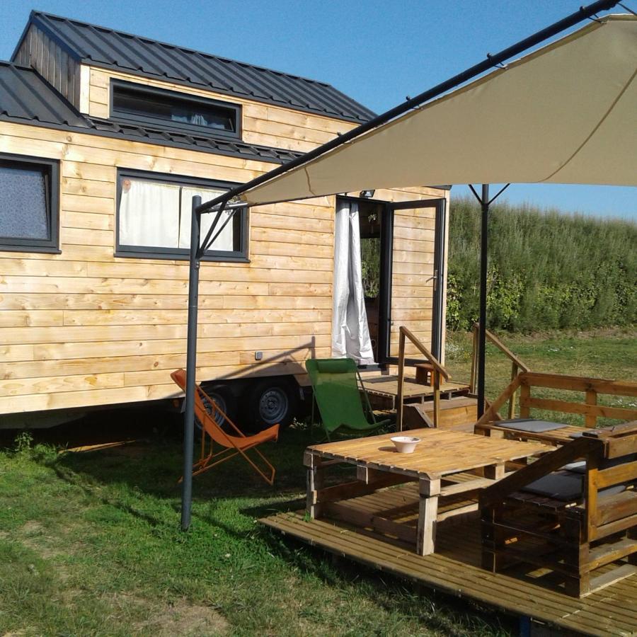 Tiny House Sur La Presqu'Ile Sauvage Lanmodez Exterior foto